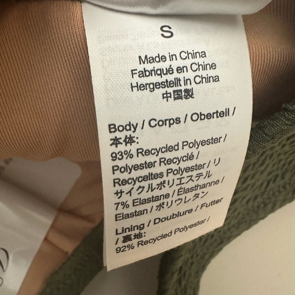 J.Crew Textured Curved-Waist Cheeky Bikini Swim Bottoms Size Small Olive Green - Picture 4 of 5